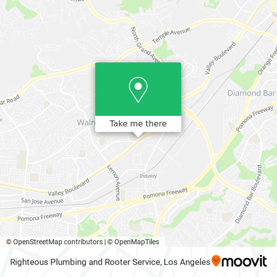 Righteous Plumbing and Rooter Service map