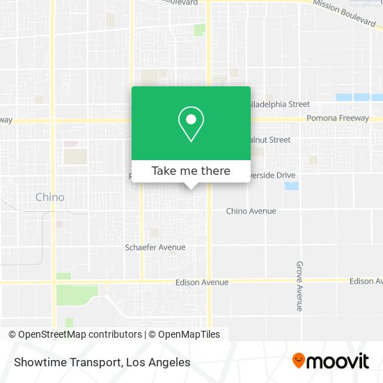 Showtime Transport map