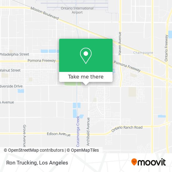 Ron Trucking map