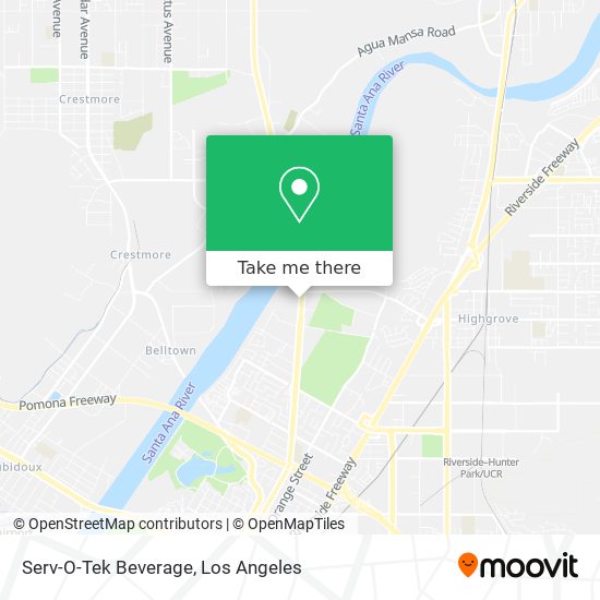 Serv-O-Tek Beverage map