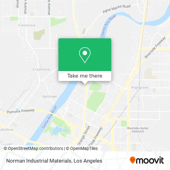 Norman Industrial Materials map
