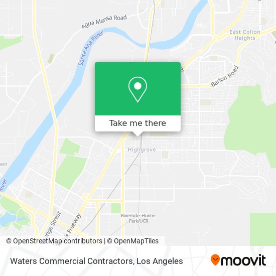 Mapa de Waters Commercial Contractors