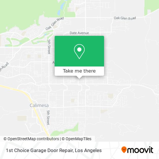 1st Choice Garage Door Repair map