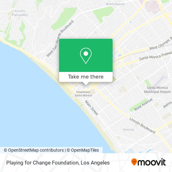 Playing for Change Foundation map