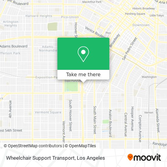 Wheelchair Support Transport map