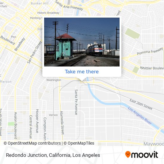 Redondo Junction, California map