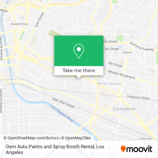 Mapa de Oem Auto Paints and Spray Booth Rental