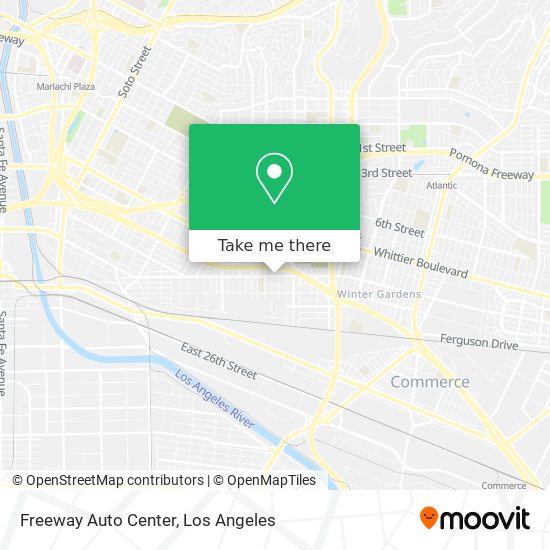 Freeway Auto Center map