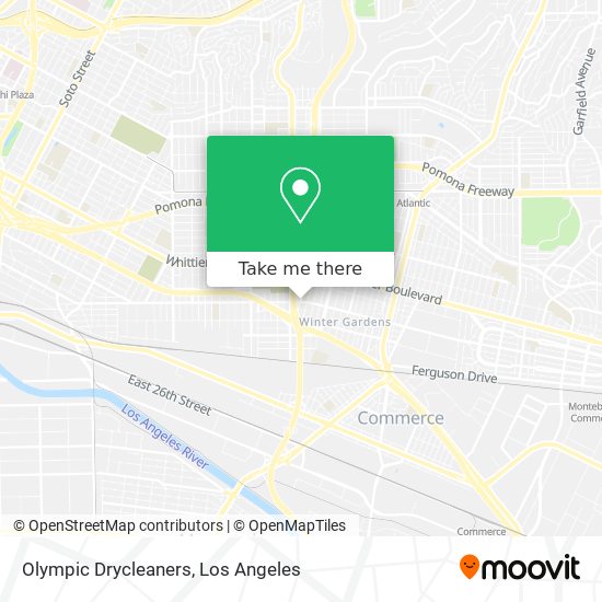 Olympic Drycleaners map