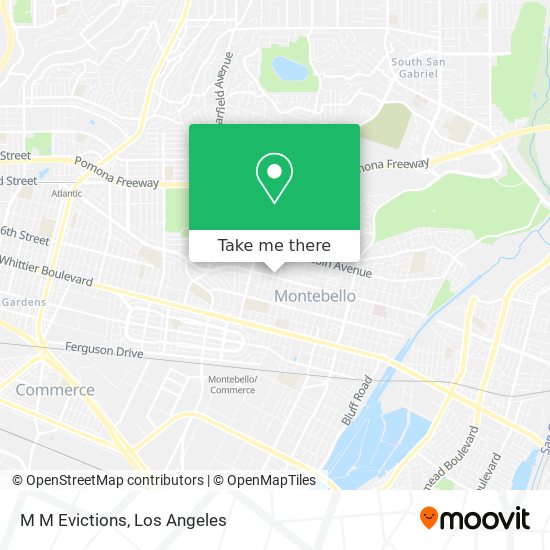 Mapa de M M Evictions