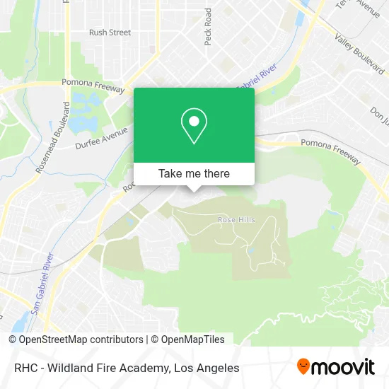 RHC - Wildland Fire Academy map