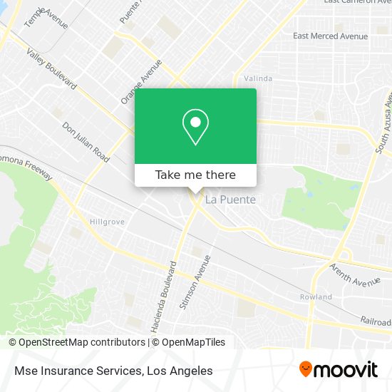 Mse Insurance Services map