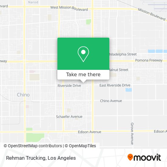 Rehman Trucking map