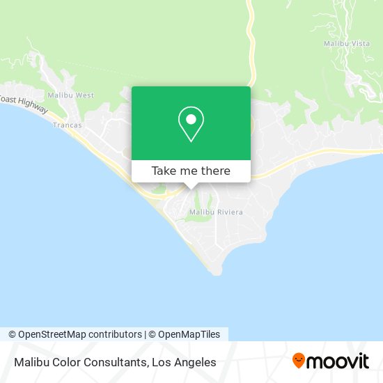 Mapa de Malibu Color Consultants