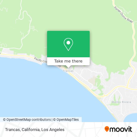 Trancas, California map