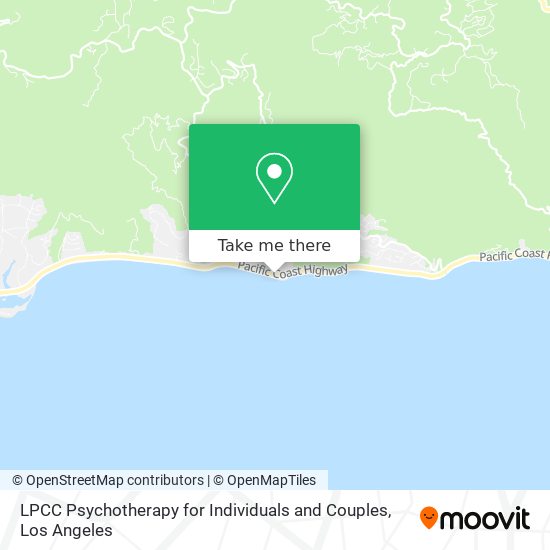 LPCC Psychotherapy for Individuals and Couples map