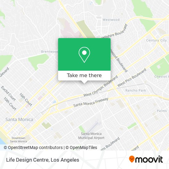 Life Design Centre map