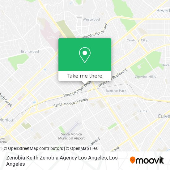 Zenobia Keith Zenobia Agency Los Angeles map