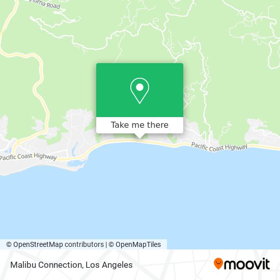 Malibu Connection map