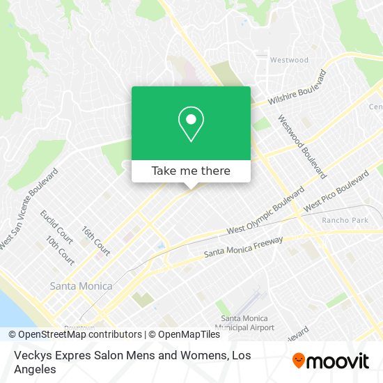 Mapa de Veckys Expres Salon Mens and Womens