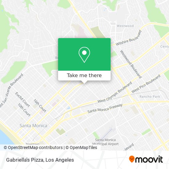 Gabriella's Pizza map