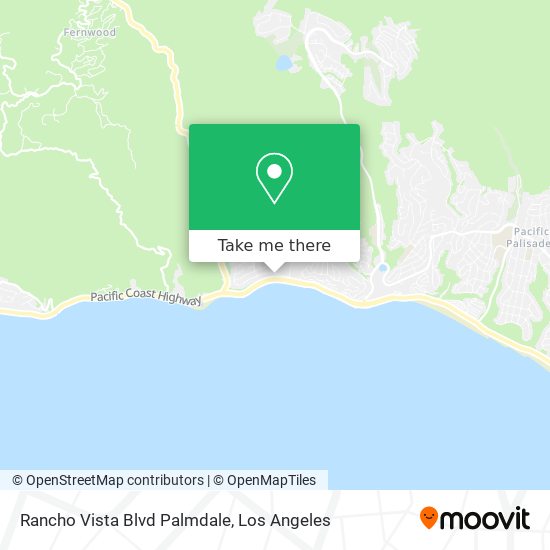 Rancho Vista Blvd Palmdale map