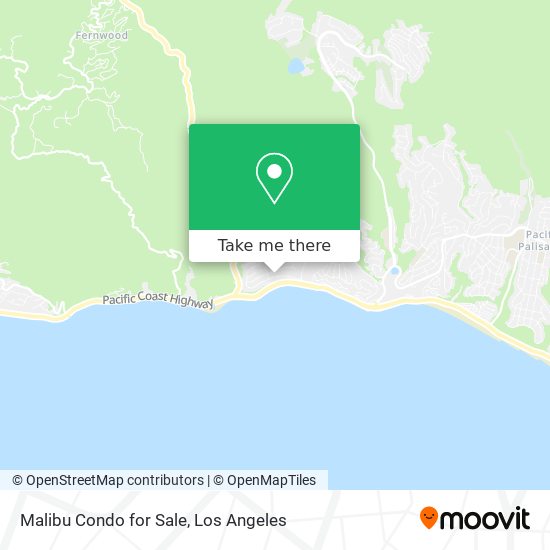 Malibu Condo for Sale map