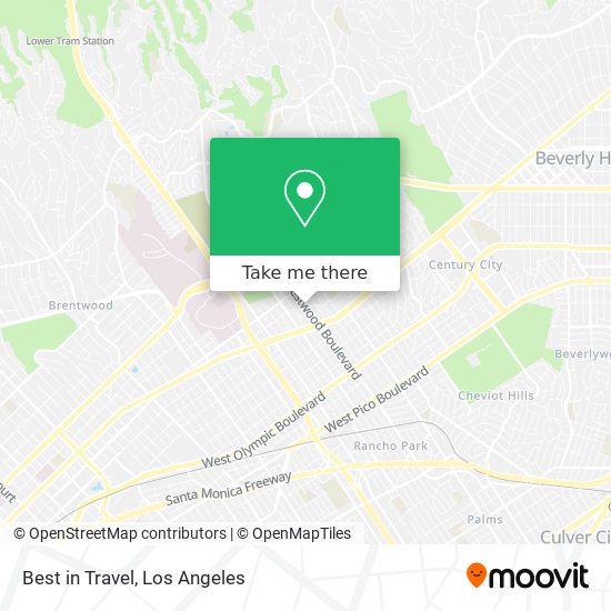 Best in Travel map