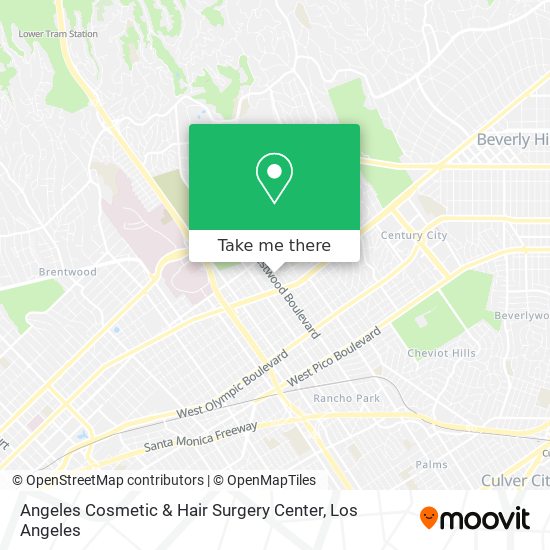 Mapa de Angeles Cosmetic & Hair Surgery Center