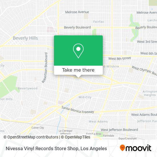 Mapa de Nivessa Vinyl Records Store Shop