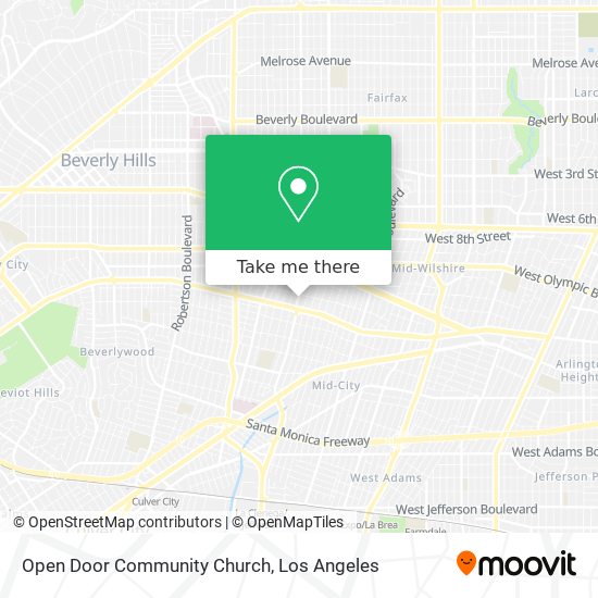 Mapa de Open Door Community Church