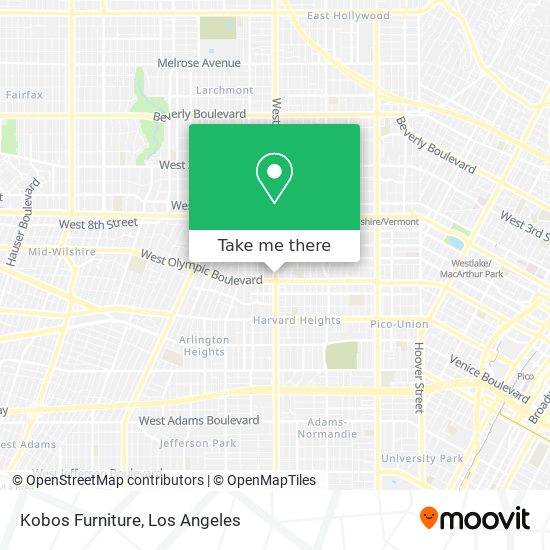 Kobos Furniture map