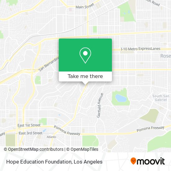 Mapa de Hope Education Foundation