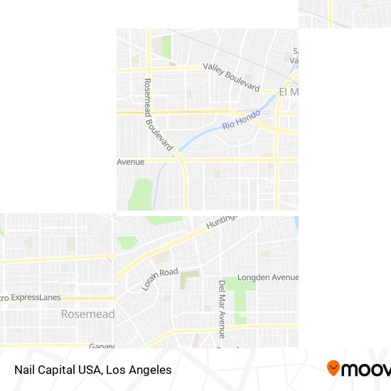 Mapa de Nail Capital USA