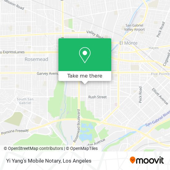 Yi Yang's Mobile Notary map
