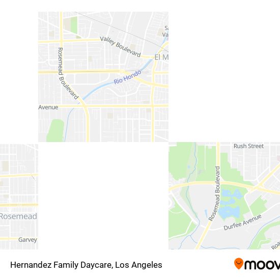 Hernandez Family Daycare map