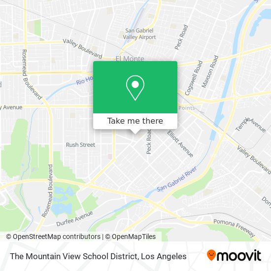 Mapa de The Mountain View School District