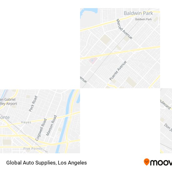 Global Auto Supplies map