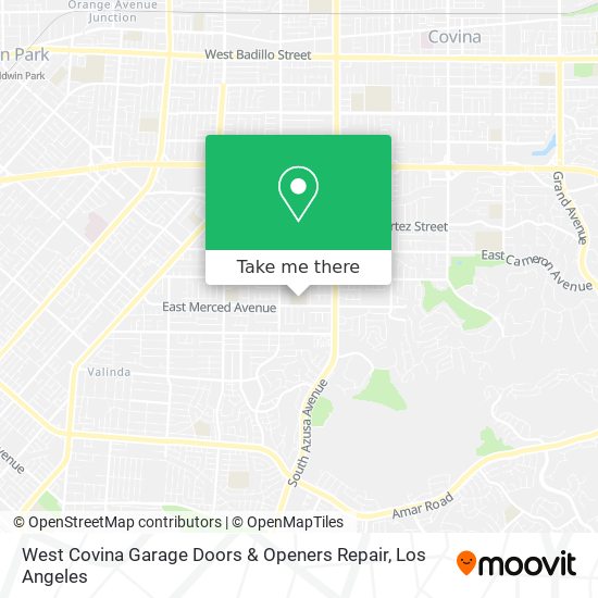 Mapa de West Covina Garage Doors & Openers Repair