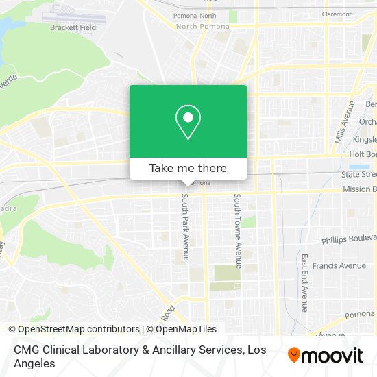 CMG Clinical Laboratory & Ancillary Services map
