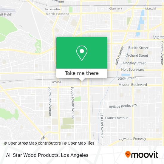 All Star Wood Products map