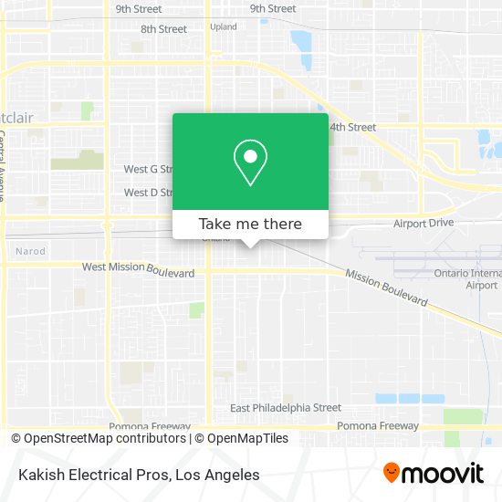 Kakish Electrical Pros map