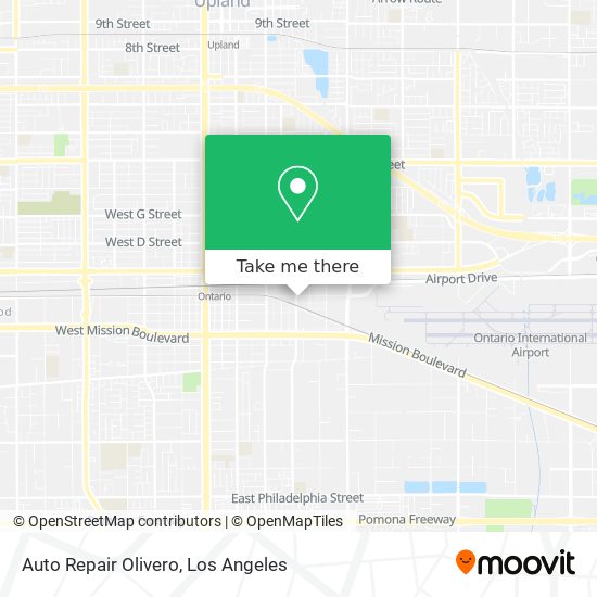 Auto Repair Olivero map