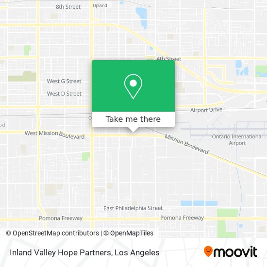 Inland Valley Hope Partners map