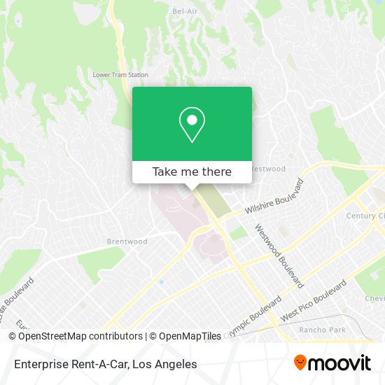 Enterprise Rent-A-Car map