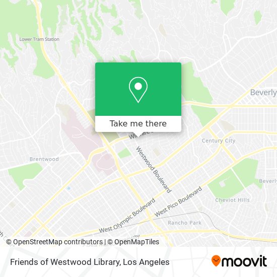 Mapa de Friends of Westwood Library