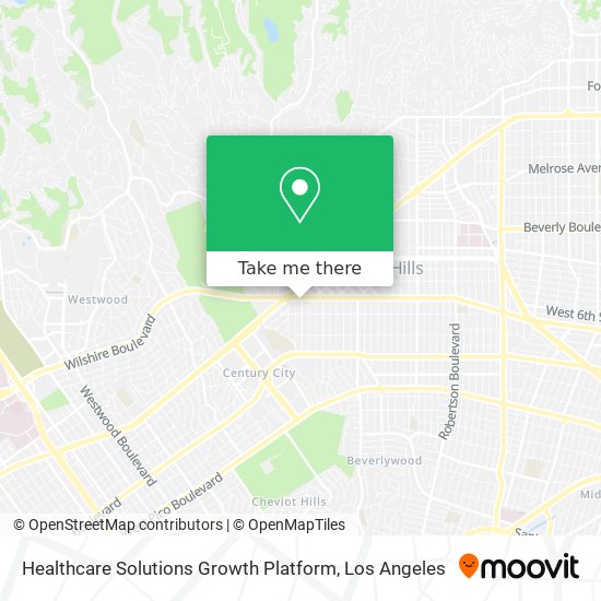 Healthcare Solutions Growth Platform map