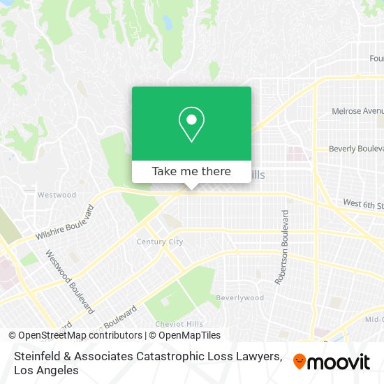 Steinfeld & Associates Catastrophic Loss Lawyers map