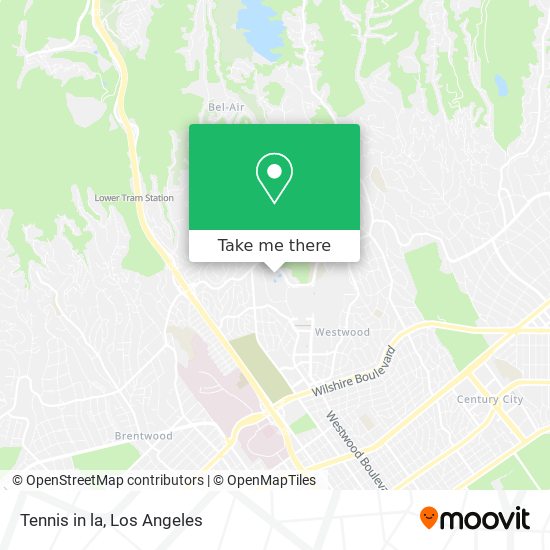 Tennis in la map