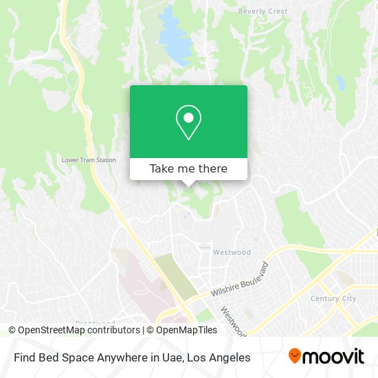 Mapa de Find Bed Space Anywhere in Uae
